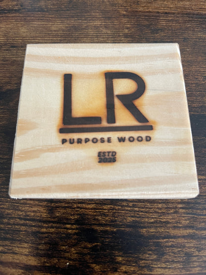 Handcrafted Repurposed Wood Coaster (Set of 2)